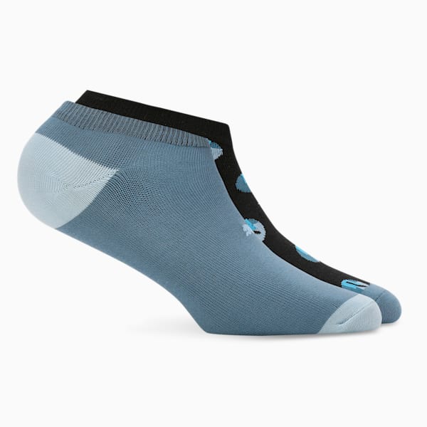 Printed Sneaker Socks Pack of 2, PUMA Black-Evening Sky, extralarge-IND