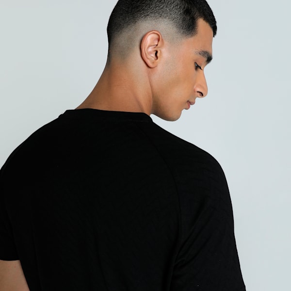 Men's Classics Elevated Slim Fit Tee, PUMA Black, extralarge-IND