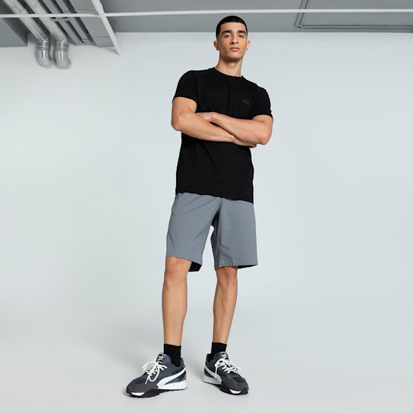 Men's Classics Elevated Slim Fit Tee, PUMA Black, extralarge-IND