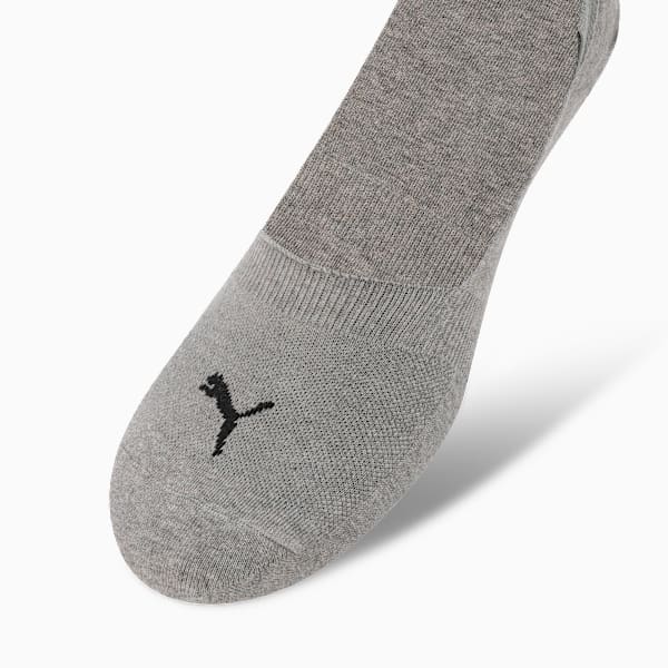 Footie Socks Pack of 2, Medium Gray Heather, extralarge-IND