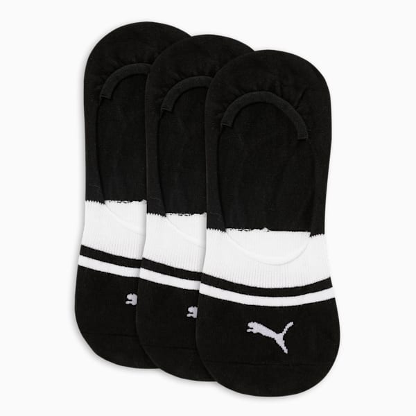 Heritage Footie Socks Pack of 3, PUMA Black-PUMA Black-PUMA Black, extralarge-IND