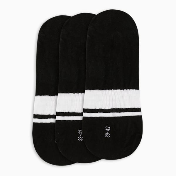 Heritage Footie Socks Pack of 3, PUMA Black-PUMA Black-PUMA Black, extralarge-IND