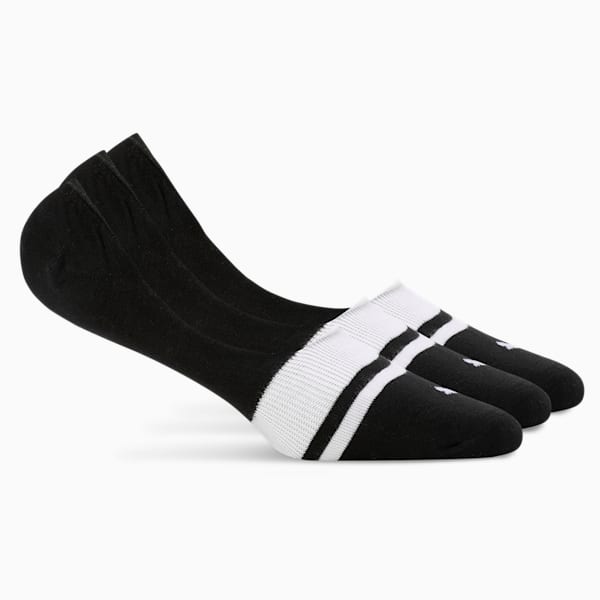 Heritage Footie Socks Pack of 3, PUMA Black-PUMA Black-PUMA Black, extralarge-IND