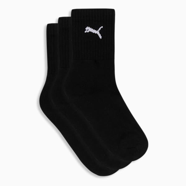 SPORT Kid's Socks Pack of 3, PUMA Black-PUMA Black-PUMA Black, extralarge-IND
