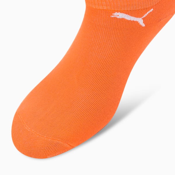 Women's Sneaker Socks Pack of 2, Rickie Orange-PUMA White, extralarge-IND