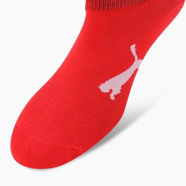 Unisex Sneaker Socks Pack of 3, PUMA Black-PUMA White-For All Time Red, extralarge-IND