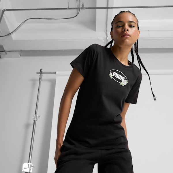 Graphics Garden Women's Tee, PUMA Black, extralarge