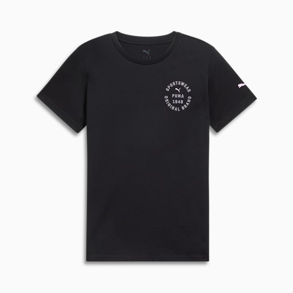 Sports Graphic Women's Tee, PUMA Black, extralarge