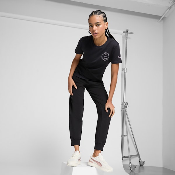 Sports Graphic Women's Tee, PUMA Black, extralarge