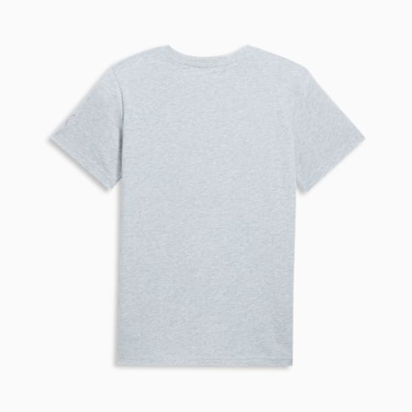 Playera estampada deportiva para mujer, Light Gray Heather, extralarge