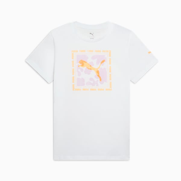 Playera para mujer Botanical, PUMA White, extralarge