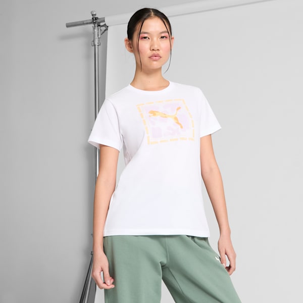 Botanical Women's Tee, PUMA White, extralarge