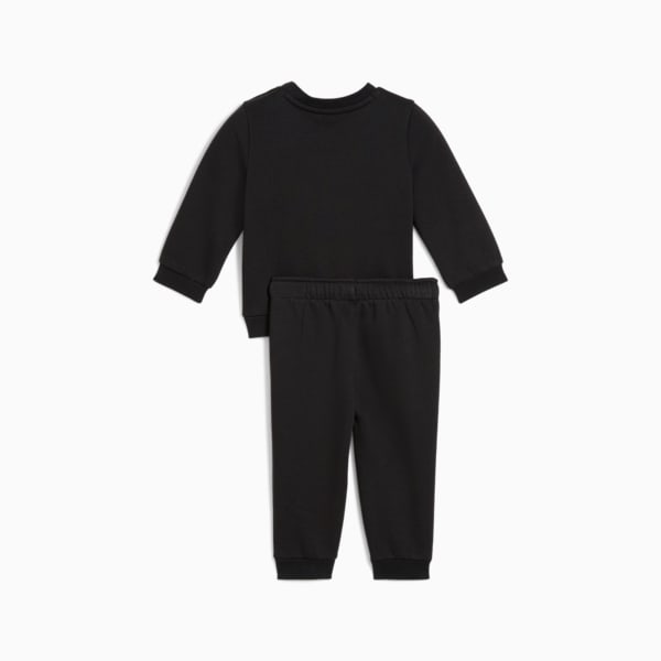 2-Piece Minicats Essentials Toddlers' Crew Sweatshirt And Pants Set, PUMA Black, extralarge