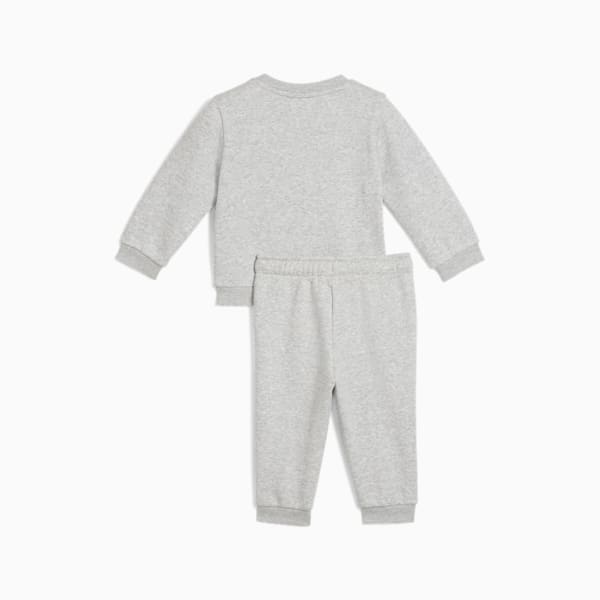 2-Piece Minicats Essentials Toddlers' Crew Sweatshirt And Pants Set, Light Gray Heather, extralarge