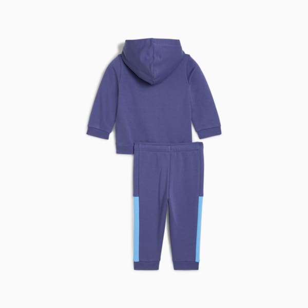 2-Piece Minicats Essentials Block Toddlers' Hoodie And Pants Set, Blue Crystal, extralarge