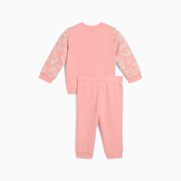 Conjunto con sudadera Minicats Sandy Adventures para bebés, Pink Fruit, extralarge