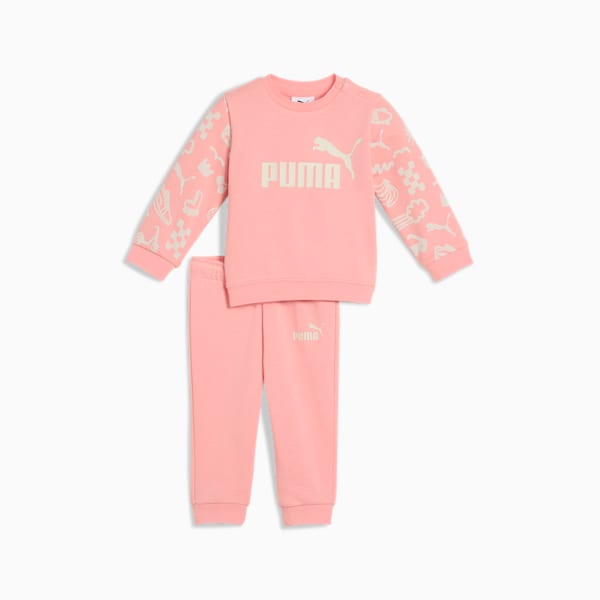 Conjunto con sudadera Minicats Sandy Adventures para bebés, Pink Fruit, extralarge