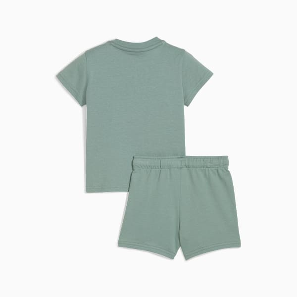 Minicats Sandy Adventures Tee and Shorts Set Toddler, Green Moon, extralarge