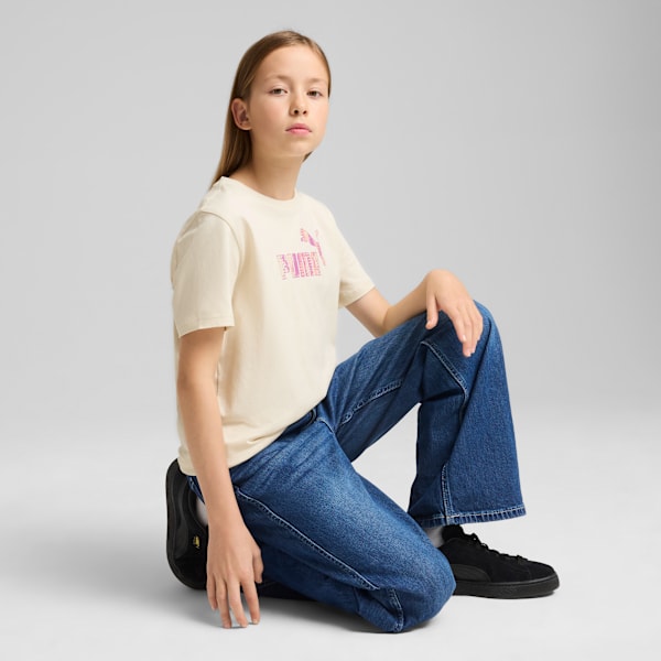 Nature 2.0 Youth Tee, Alpine Snow, extralarge-IND