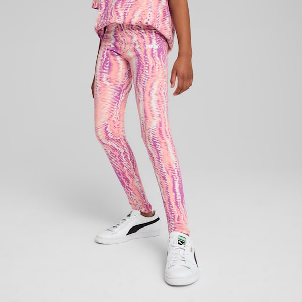 Nature 2.0 Youth Leggings, Pink Fruit, extralarge-IND