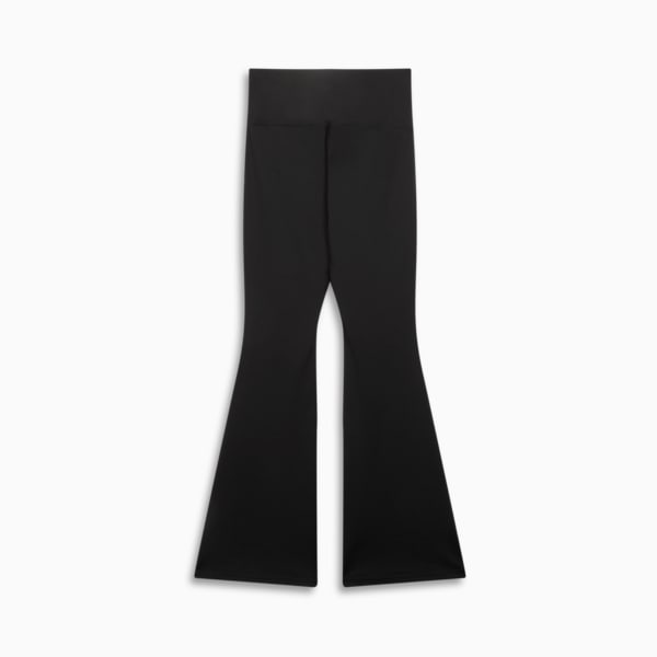 ESS Script Women's Flarred Leggings, PUMA Black, extralarge
