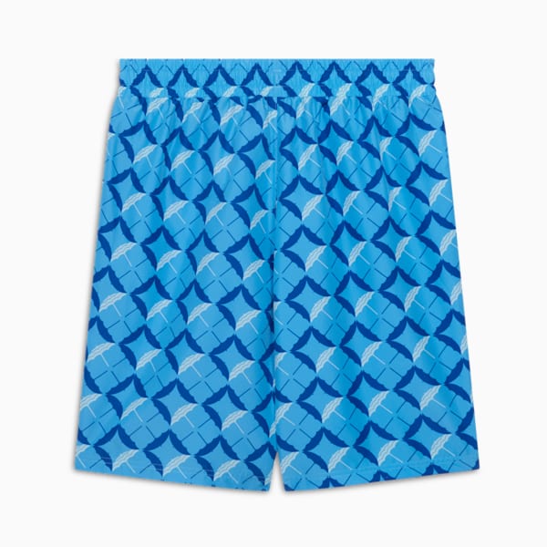 ESSENTIALS Resort Men's Shorts, Team Light Blue-AOP, extralarge