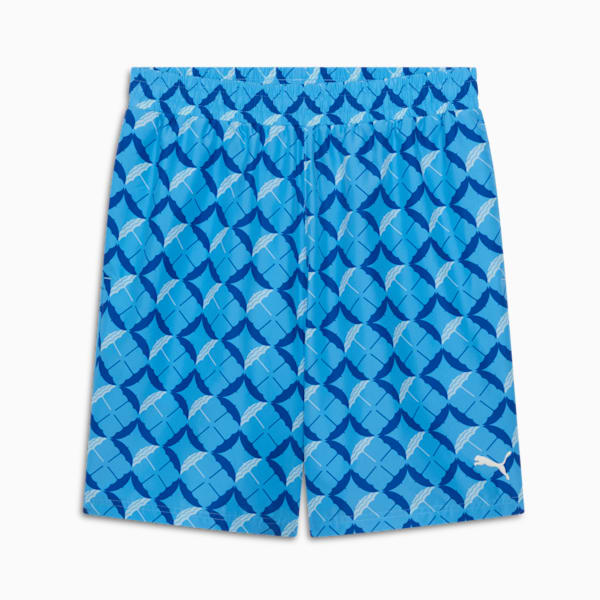 ESSENTIALS Resort Men's Shorts, Team Light Blue-AOP, extralarge