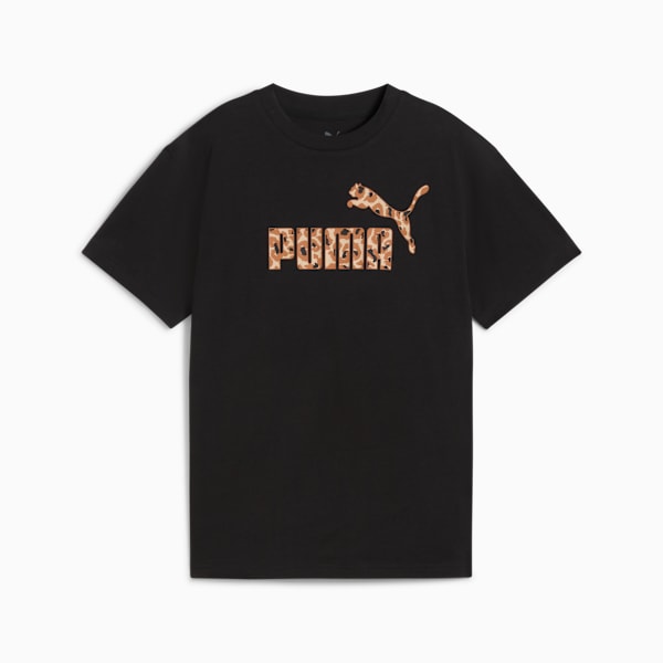Essentials Animal Logo Infill Tee Youth, PUMA Black, extralarge