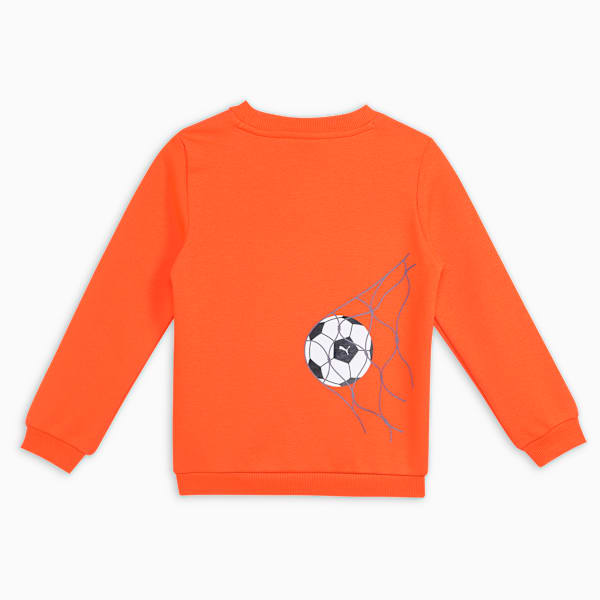 Classics PSL Graphic Kid's Crew-Neck Sweatshirt, Flame Flicker, extralarge-IND