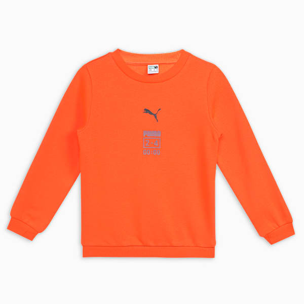Classics PSL Graphic Kid's Crew-Neck Sweatshirt, Flame Flicker, extralarge-IND
