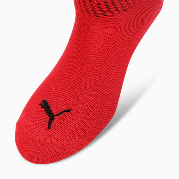 Quarter Plain Socks Pack of 3, PUMA Black-PUMA Red, extralarge-IND