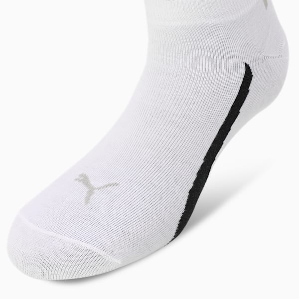 Lifestyle Sneaker Socks Pack of 3, PUMA White-Glacial Gray-PUMA Black, extralarge-IND