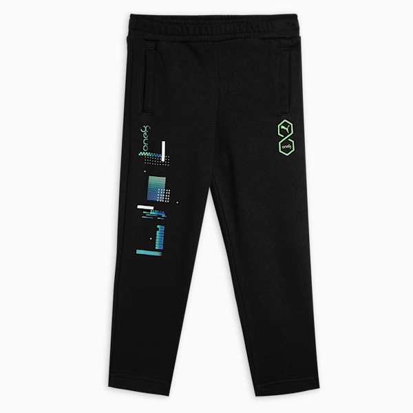 PUMA x one8 Kid's Elevated Pants, PUMA Black, extralarge-IND
