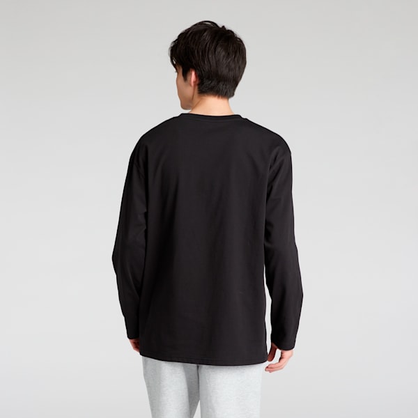メンズ ESS MX リラックス キャット 長袖 Tシャツ, PUMA Black, extralarge-JPN