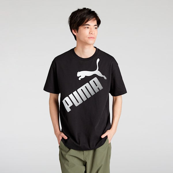 メンズ ESS MX リラックス グラフィック 半袖 Tシャツ, PUMA Black, extralarge-JPN