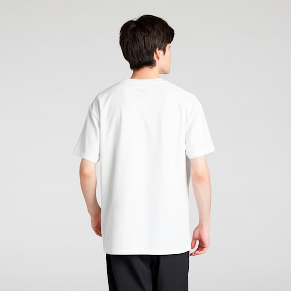 メンズ ESS MX キャット EMB ピケ 半袖 Tシャツ, PUMA White, extralarge-JPN