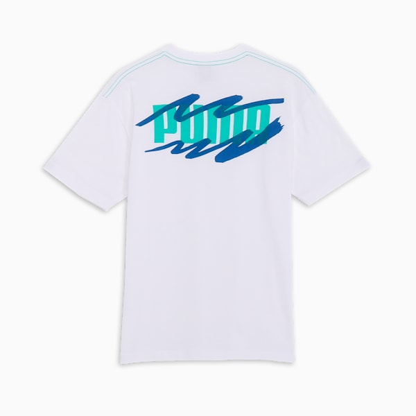 メンズ サマー MX グラフィック 半袖 Tシャツ, PUMA White, extralarge-JPN