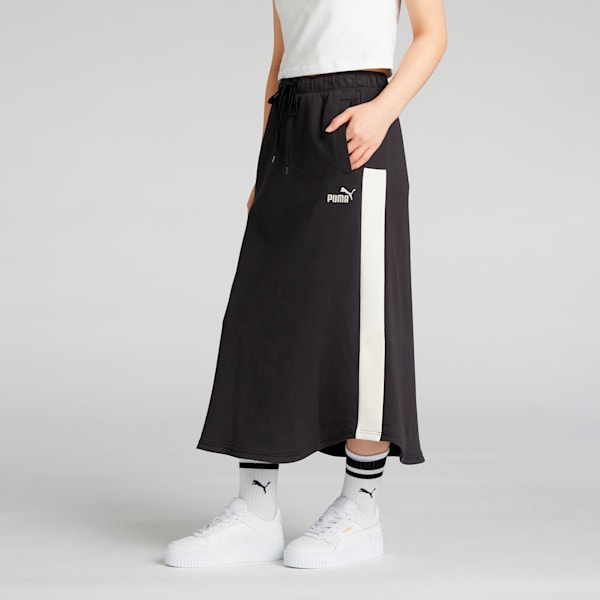 ウィメンズ CORE HERITAGE MX ロング スカート, PUMA Black, extralarge-JPN
