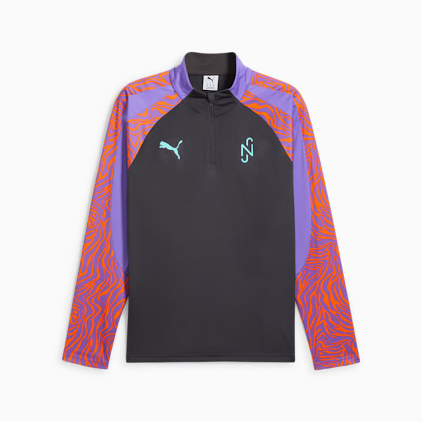Sudadera de fútbol con cierre Neymar Jr Creativity para hombre, Dark Coal-Soft Violet, extralarge
