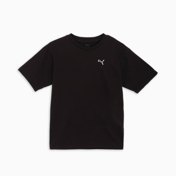 ウィメンズ ESS MX キャット ロゴ リラックス 半袖 Tシャツ, PUMA Black, extralarge-JPN