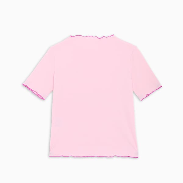 ウィメンズ サマー リブ 半袖 Tシャツ, Rose Mauve, extralarge-JPN