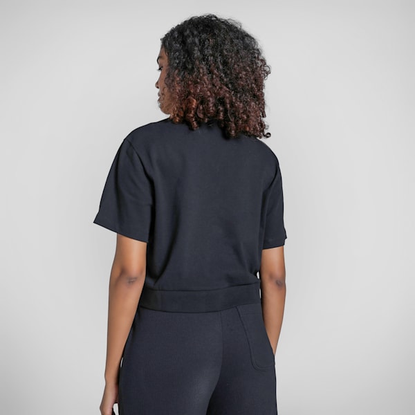 Women's Wardrobe Essentials Relaxed Polo, PUMA Black, extralarge-IND