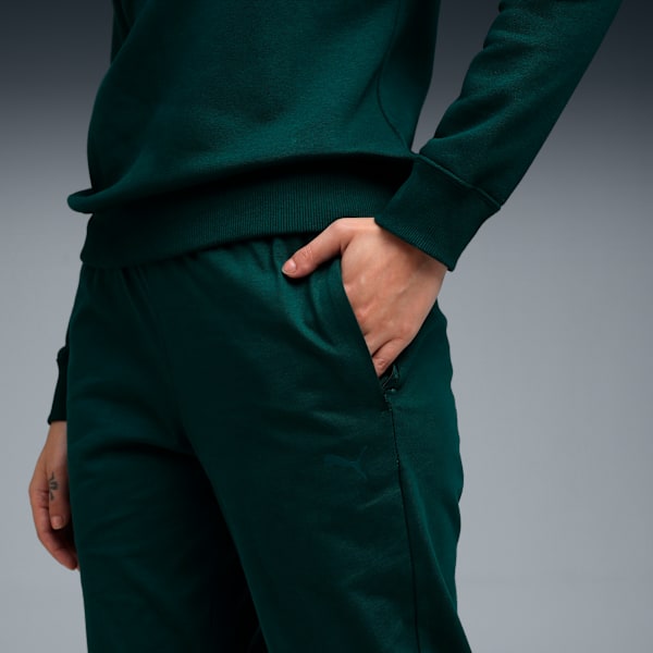 Women's Zippered Jersey Pants, Green Terrain, extralarge-IND