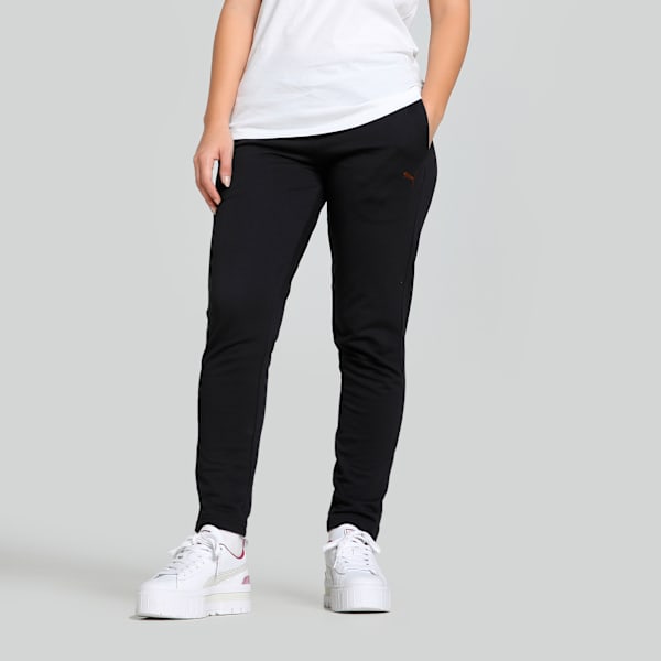 Women's Slim Fit 7/8 Pants, PUMA Black, extralarge-IND
