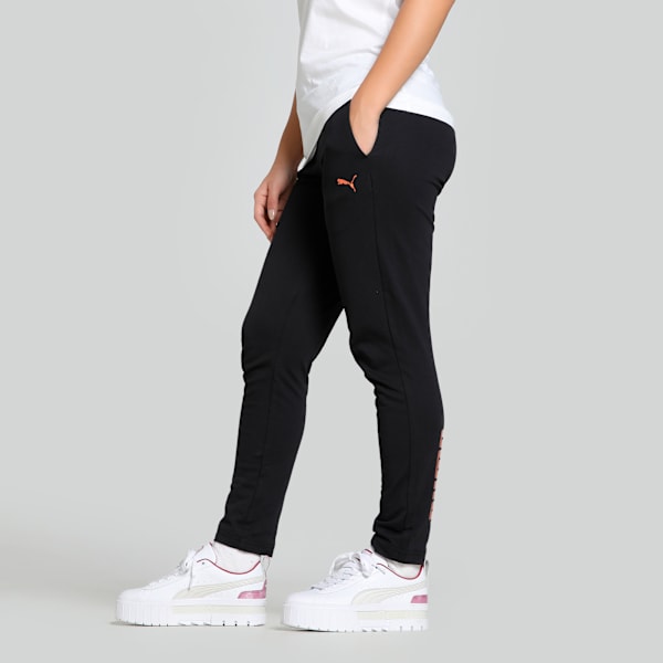 Women's Slim Fit 7/8 Pants, PUMA Black, extralarge-IND