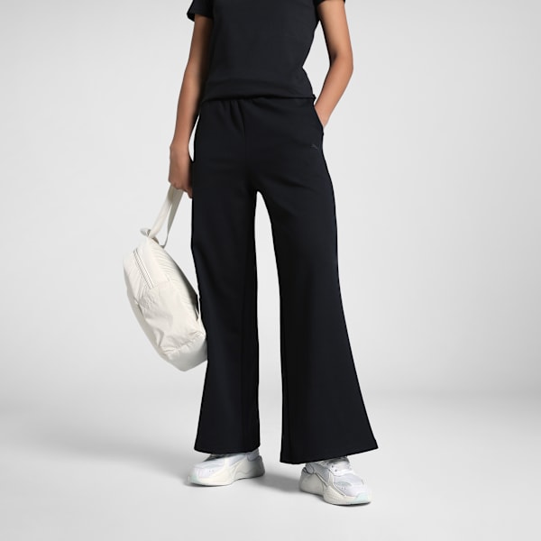 Essentials Women's Flared Pants, PUMA Black, extralarge-IND