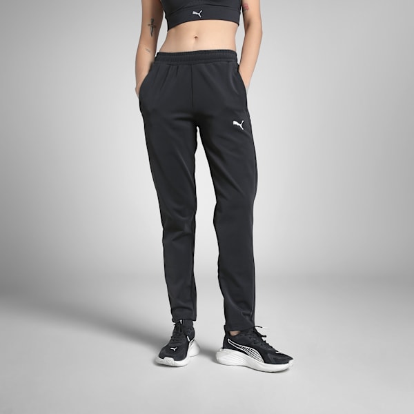Tec Sport Women's Slim Fit Running Pants, PUMA Black, extralarge-IND