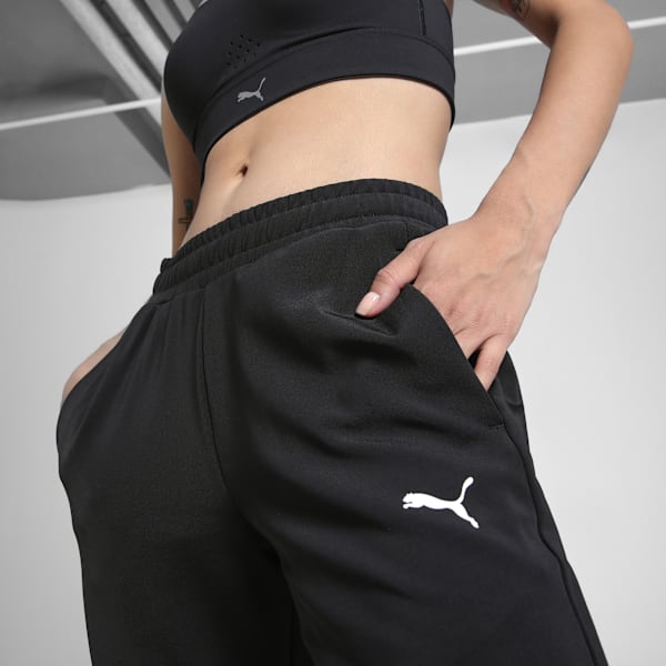 Tec Sport Women's Slim Fit Running Pants, PUMA Black, extralarge-IND