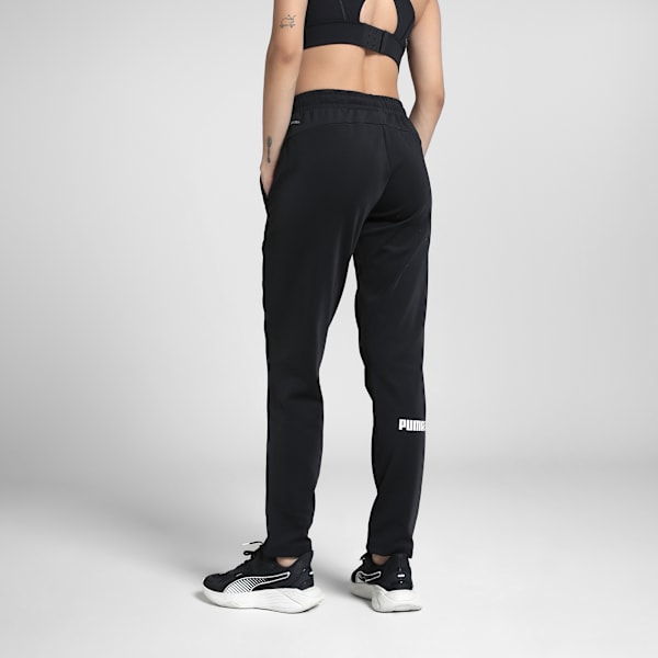 Tec Sport Women's Slim Fit Running Pants, PUMA Black, extralarge-IND