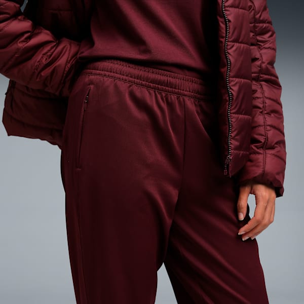 WARDROBE Essentials Women's Woven Pants, Ruby Shimmer, extralarge-IND